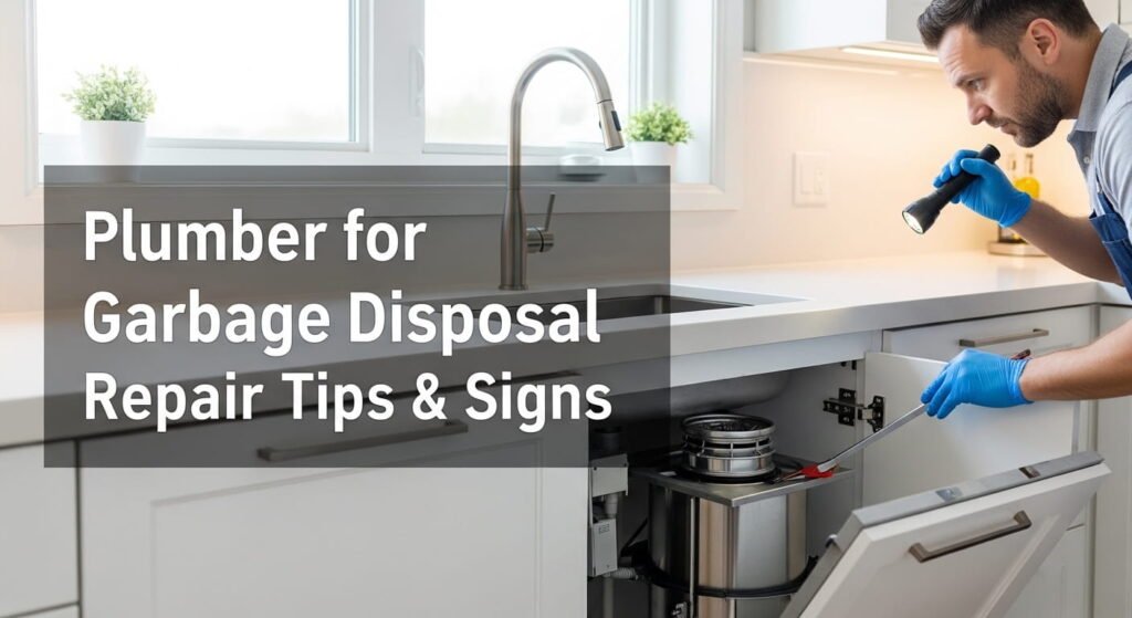 plumber for garbage disposal repair