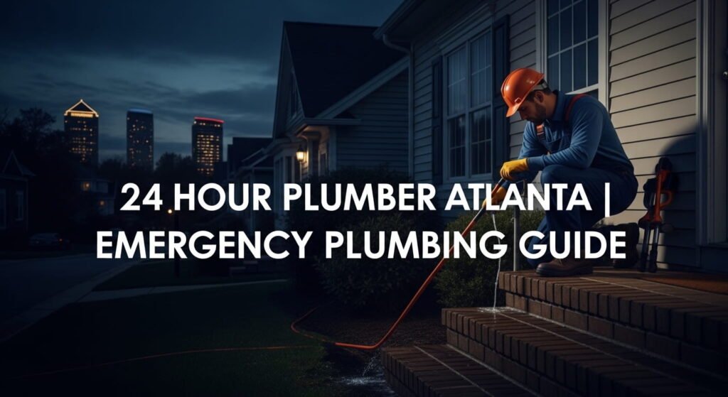 24 Hour Plumber Atlanta | Emergency Plumbing Guide