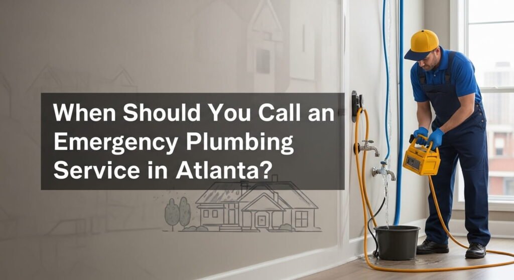When Should You Call an Emergency Plumbing Service in Atlanta?